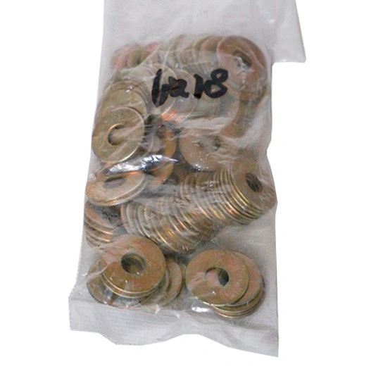 LEBAR Ring Plat M6 Lebar Tebal 6x18 Putih 6mm mili baut 10 BAHAN TEBAL cod