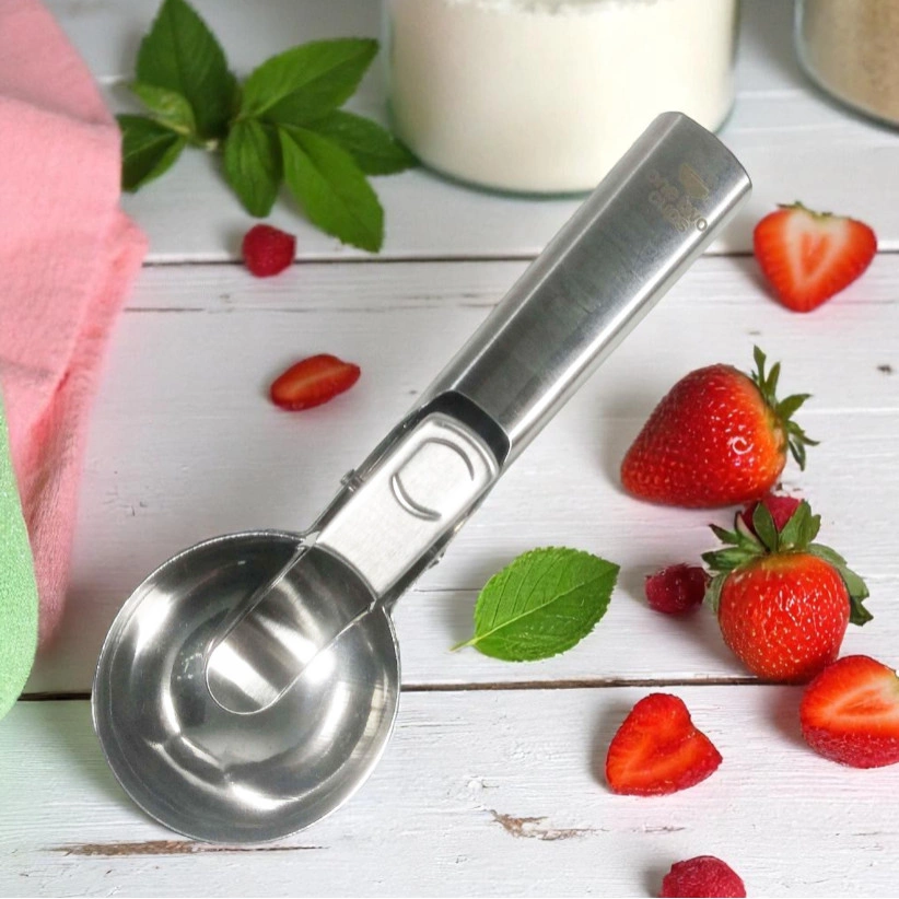 Digap Sendok Scoop Es Krim dan Buah Stainless Steel 5.7cm - OTC57