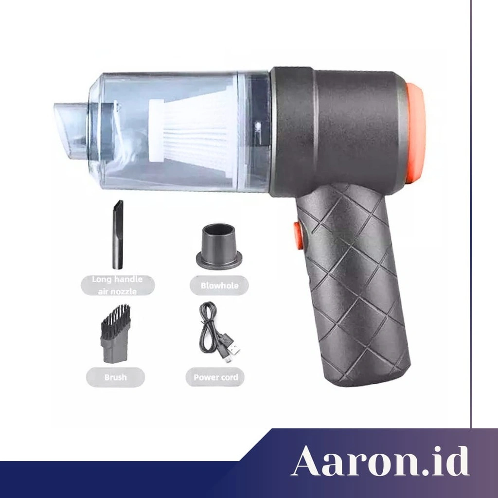 AARON.ID | VACUM CLEANER WIRELESS PORTABLE MINI 3IN1 VACUM MOBIL RECHARGER