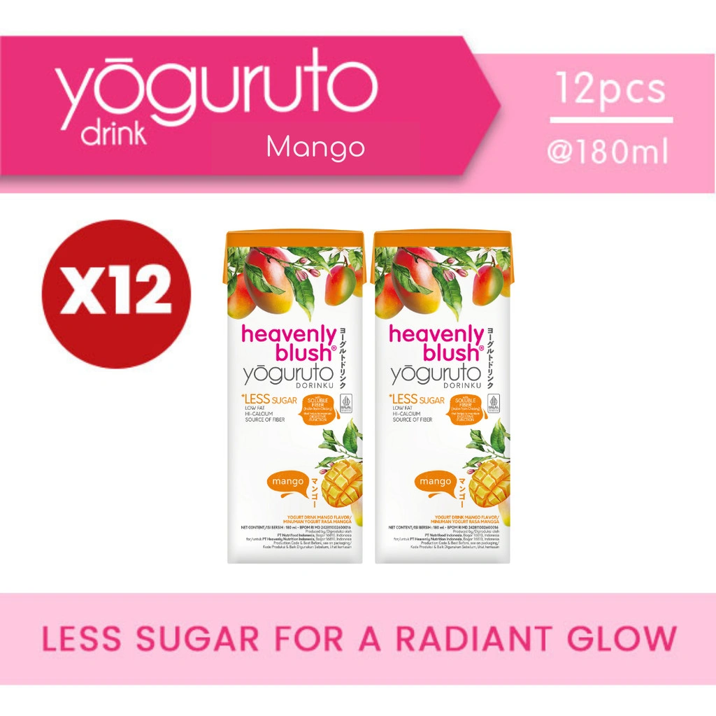Yogurt Heavenly Blush Yoguruto Mango [12Px180ml]