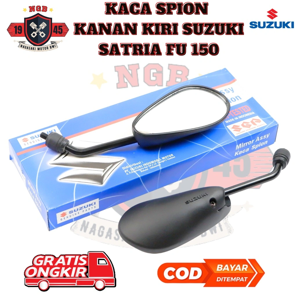 Kaca Spion Suzuki Satria FU 150 / Kaca Spion Kanan Kiri Motor Satria 150 FU - 56500-28F10-000