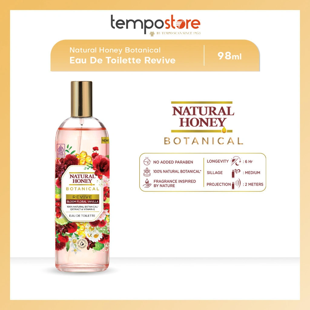 Natural Honey Botanical Eau De Toilette 98ml Revive [1pc] - Exp Date : 11.2026