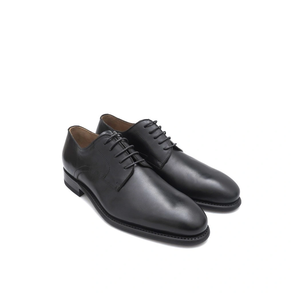 RIVERA BLACK Sepatu Kulit Derby Pria by Mario Minardi