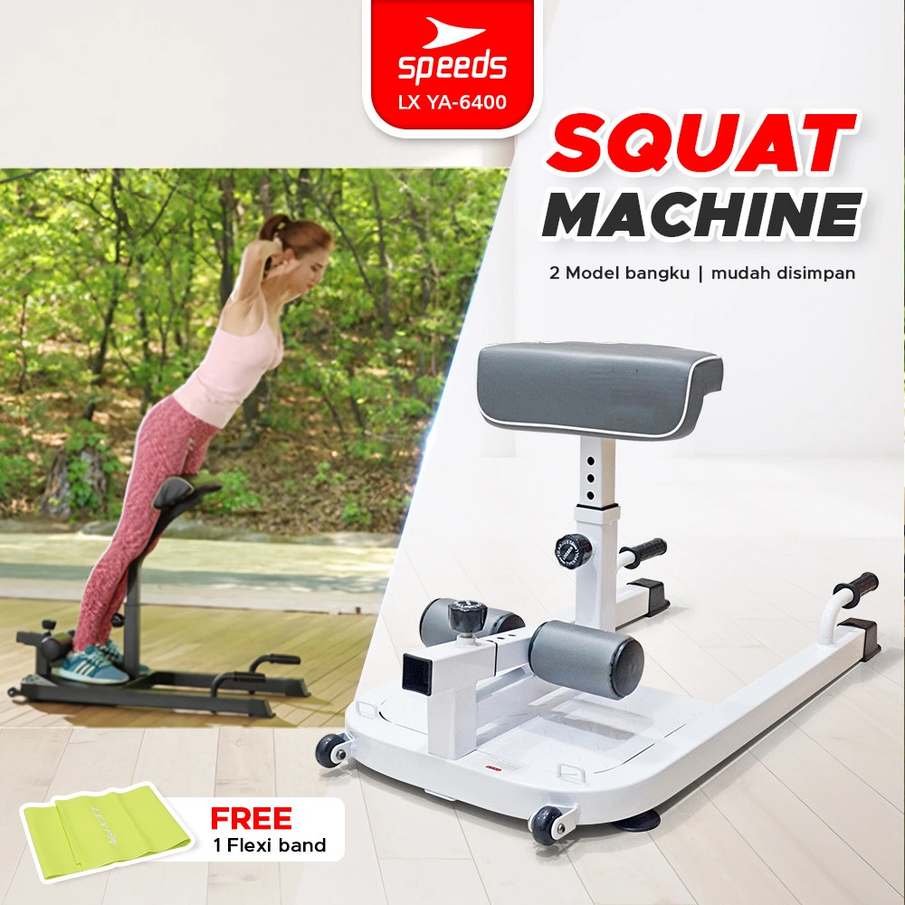 SPEEDS Squat Machine Alat Fitness Bench Gym Indoor Outdoor Olahraga Multifungsi Sit Up Push Up Bar 042-6400