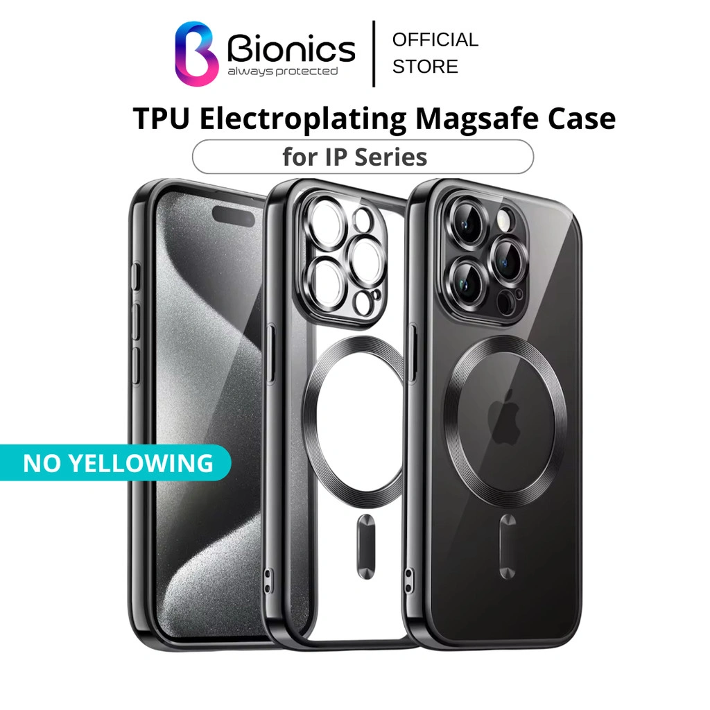 Case for iPhone 16 15 14 13 Promax Plus Softcase TPU Clear Magsafe with Lens protector camera for iPhone