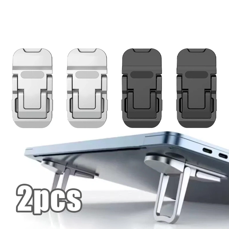 2pcs Dudukan laptop DIY yang dapat disesuaikan Dudukan desktop pendingin portabel yang dapat dilipat Dudukan tablet