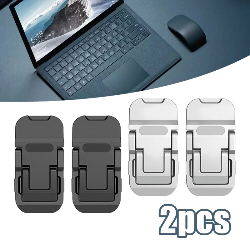 【Ready】Stand Holder Laptop 2pcs / Penyangga Notebook Adjustable Metal untuk Macbook / Tablet