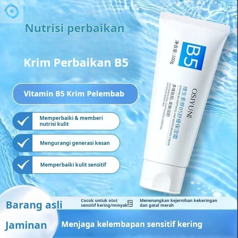 OSYUN Krim Pelembab Vitamin B5 Menenangkan Krim Pelembab Perbaikan Hidrasi Penghalang Kemerahan