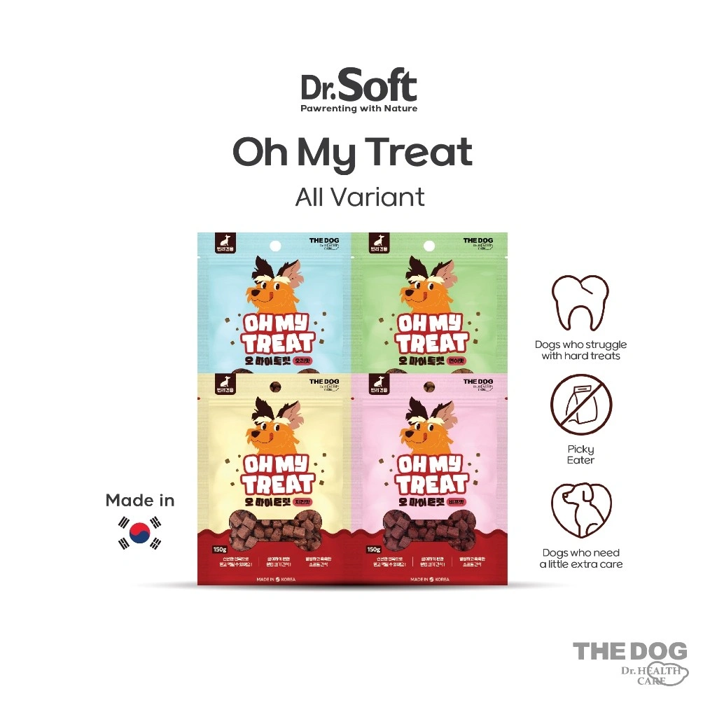 Dr. Soft Oh My Treat - Camilan untuk Reward dan Training - Snack Anjing Premium