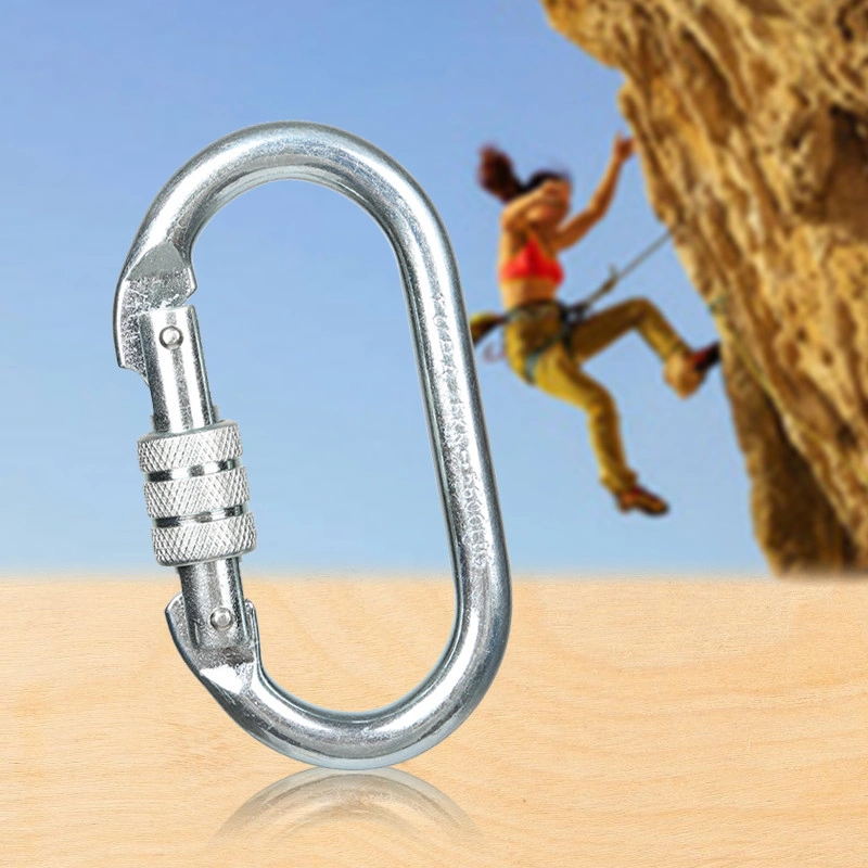 Carabiner 25 KN O Shape Aksesoris Carabiner Dapat Digunakan Untuk Menggantung Barang Berat
