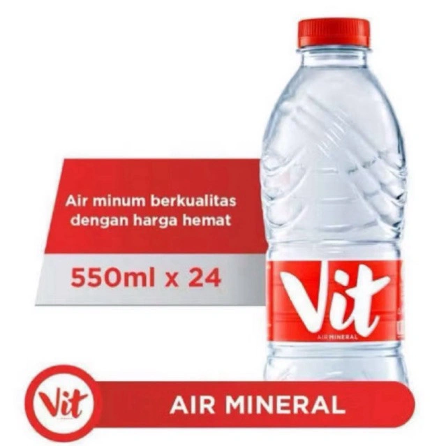 Vit botol 550ml 1dus (24 botol)