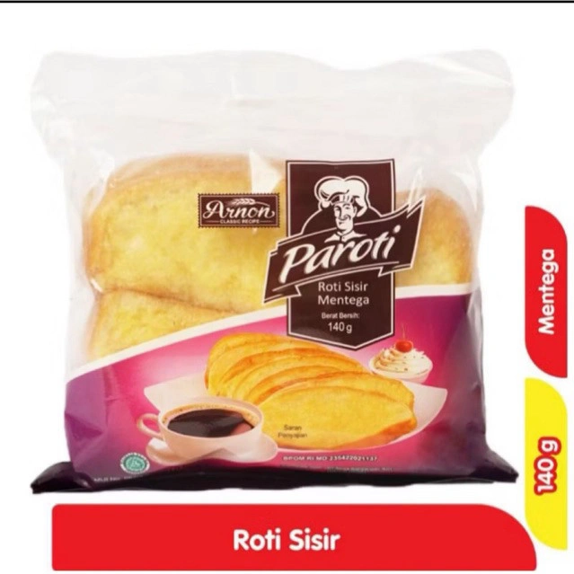 Roti sisir mentega 1 pack isi6 /  Roti sisir jadul mentega
