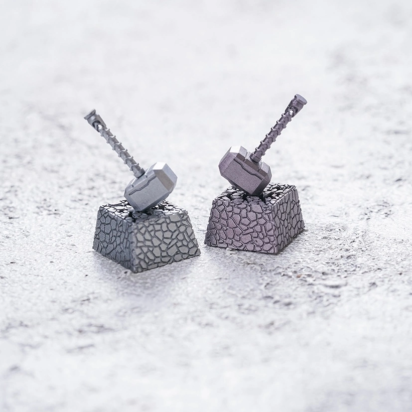 Keycaps Artisan Hammer Metal Keycap Mechanical Keyboard