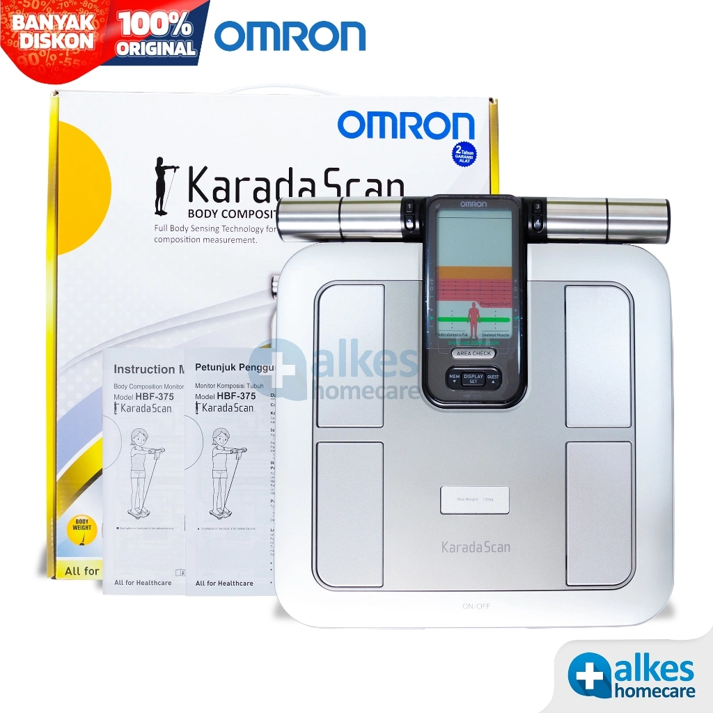 Timbangan BMI Digital Omron Karada Scan HBF-375 - Smart Body Composition Monitor