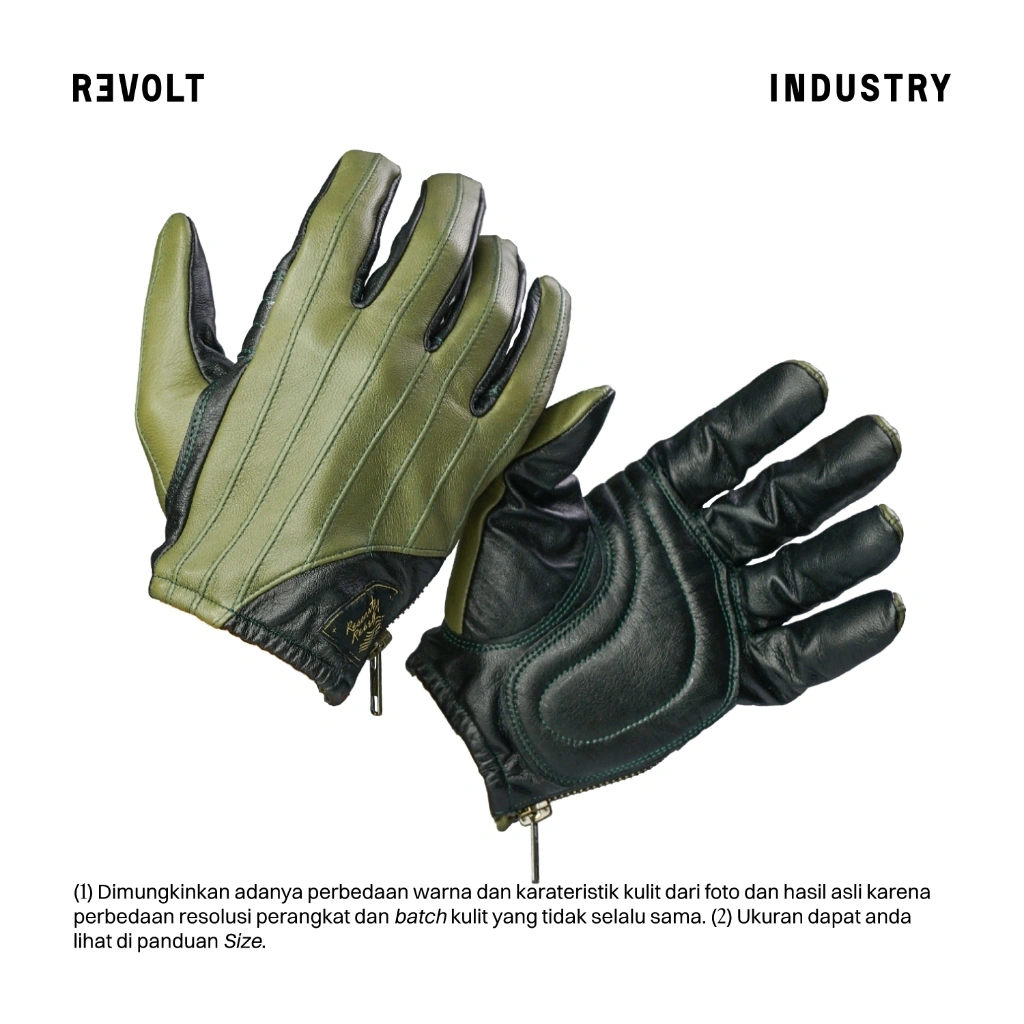 RIDING GLOVES IV - Sarung Tangan Motor Kulit Full  (S,M,L,XL)