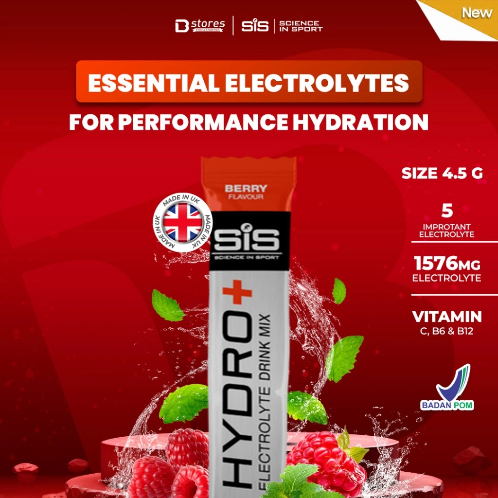 SIS Hydro+ Electrolyte Drink Mix Sachet Bstores