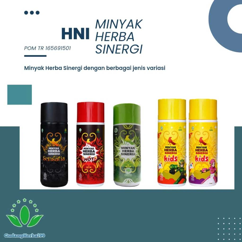 Minyak Herba Sinergi Sensatia Hot Kids 100ML MHS HNI 100% ORIGINAL