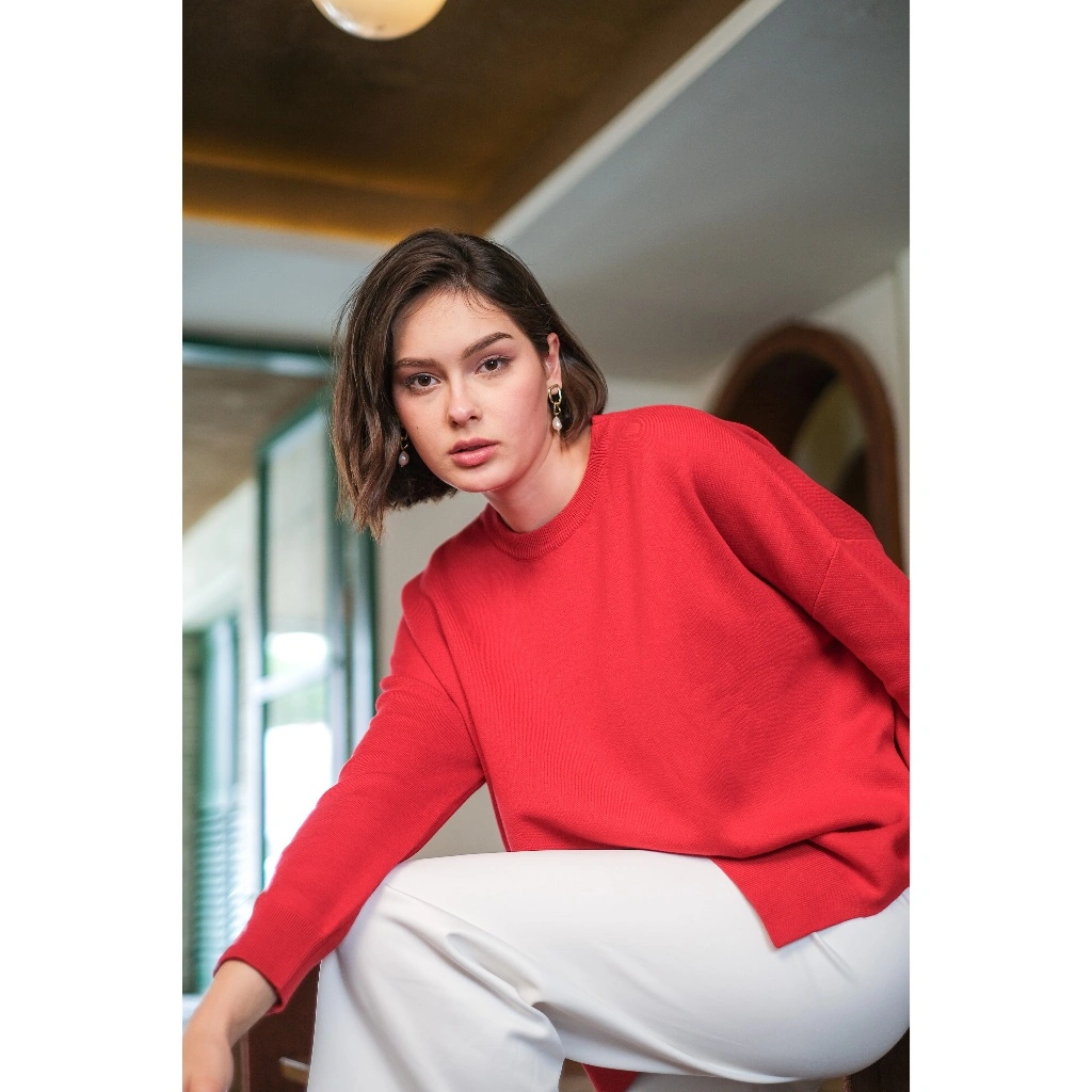 Asiro Vega Knitted Blouse Atasan Wanita