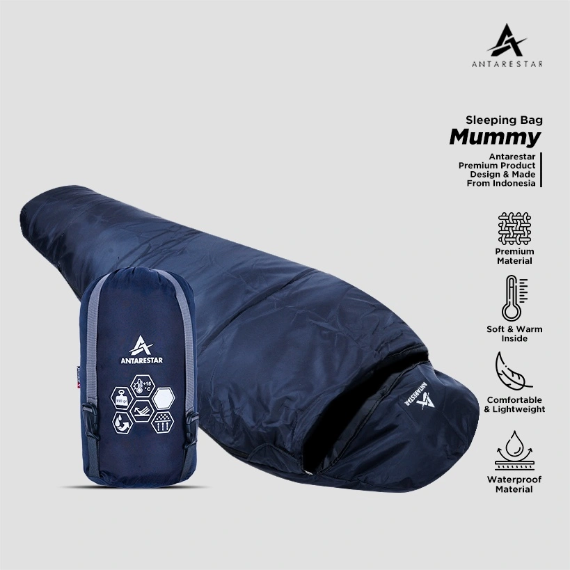 Sleeping Bag Camping Extreme Mummy Tempat Tidur Outdoor Kasur Travel Kantong Tidur Kualitas Terbaik