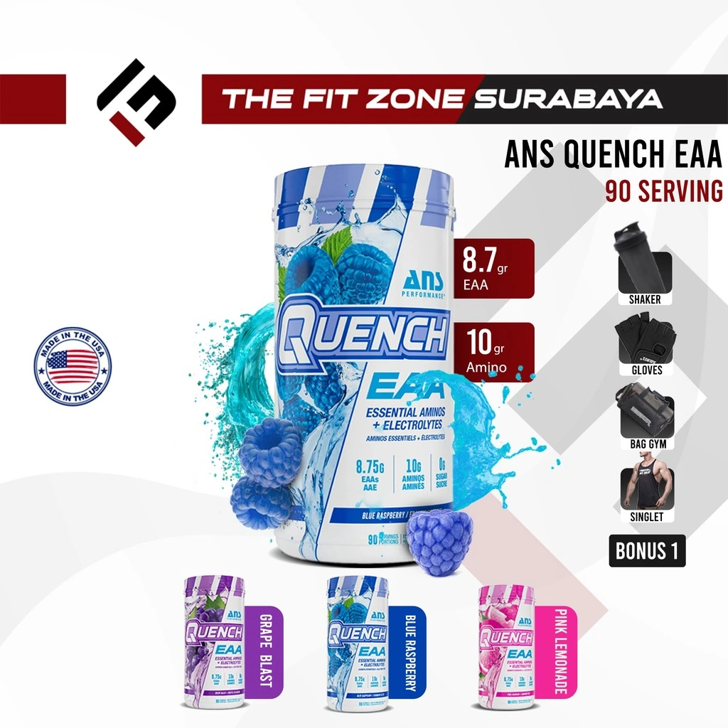 ANS Performance Quench EAA 90 Servings Essential Amino Acid + Electrolytes
