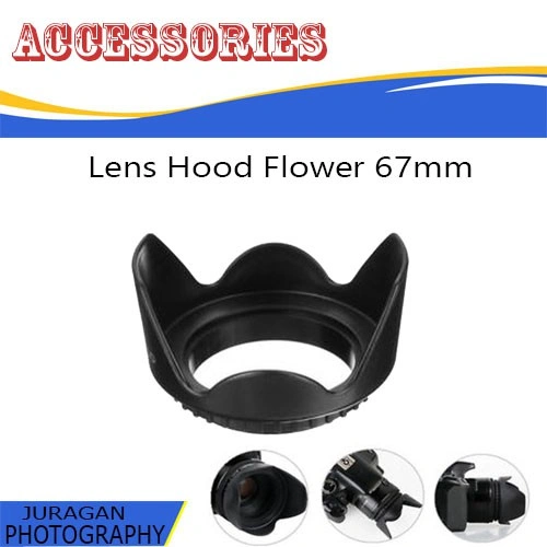 Lens Hood Flower 67mm Canon Fujifilm 18-135mm Sony 18-200mm