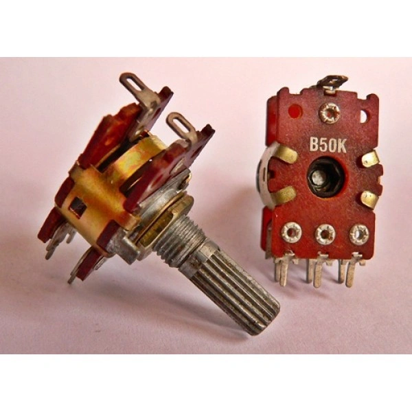 Potensio Stereo CT 50 100 K 50K 100K Stereo-CT merk A Plus APlus A-plus A - Plus Berkualitas Bagus