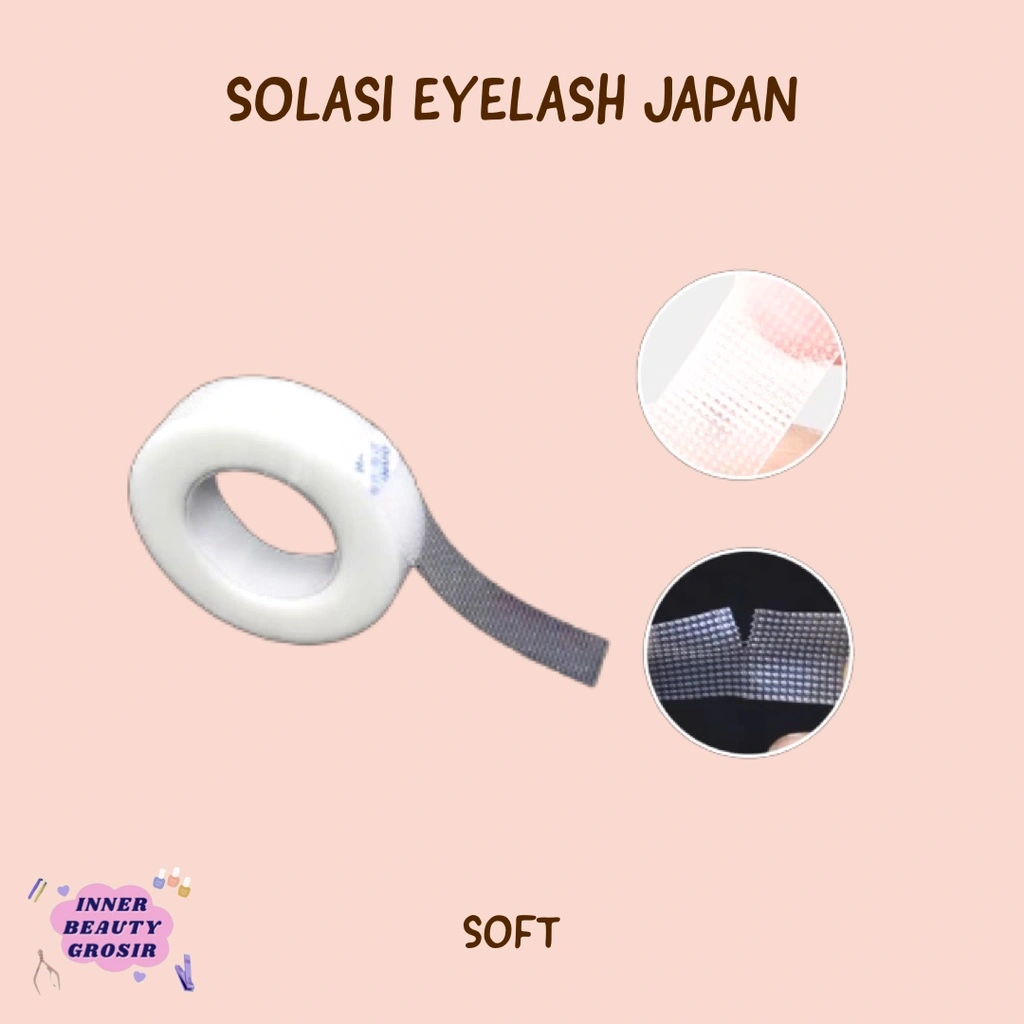 Solasi Japan / Japan Imported False eyelash isolation tape with holes breathable / tape solasi mata