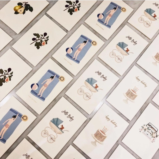 Brown tree Greeting Card / Kartu Ucapan