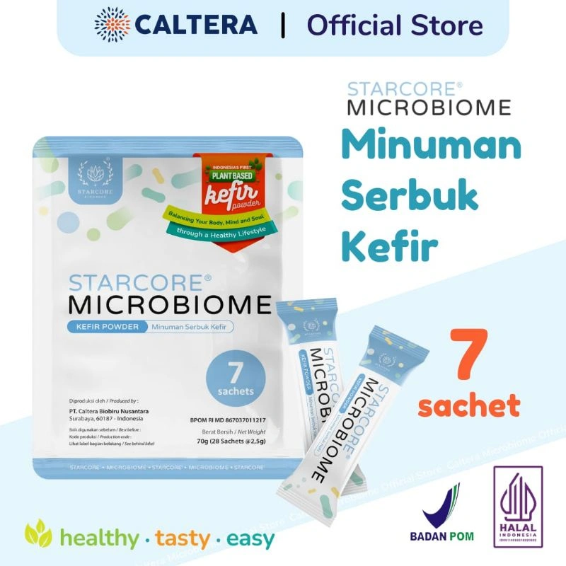STARCORE MICROBIOME (7 Sachet) | Minuman Serbuk Kefir | Probiotik Alami