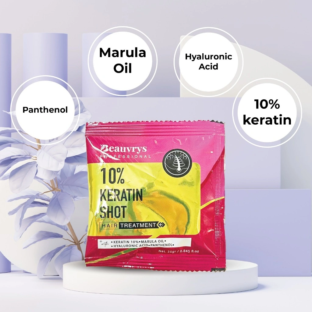 Beauvrys Professional 10% keratin shot (sachet)