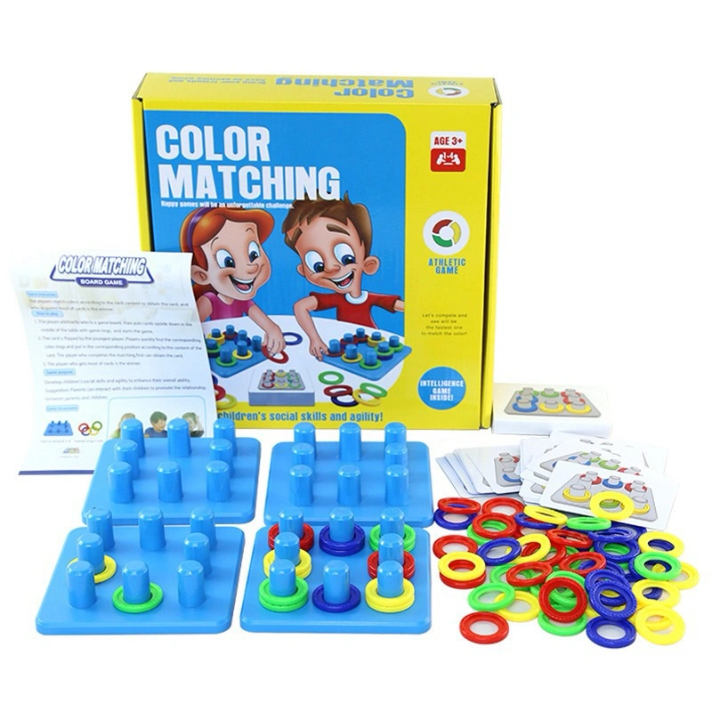 Color Matching Board Game/Family Game/Kids Game/Cafe Game/Mainan Edukasi Anak/Mainan Murah/Education Toys