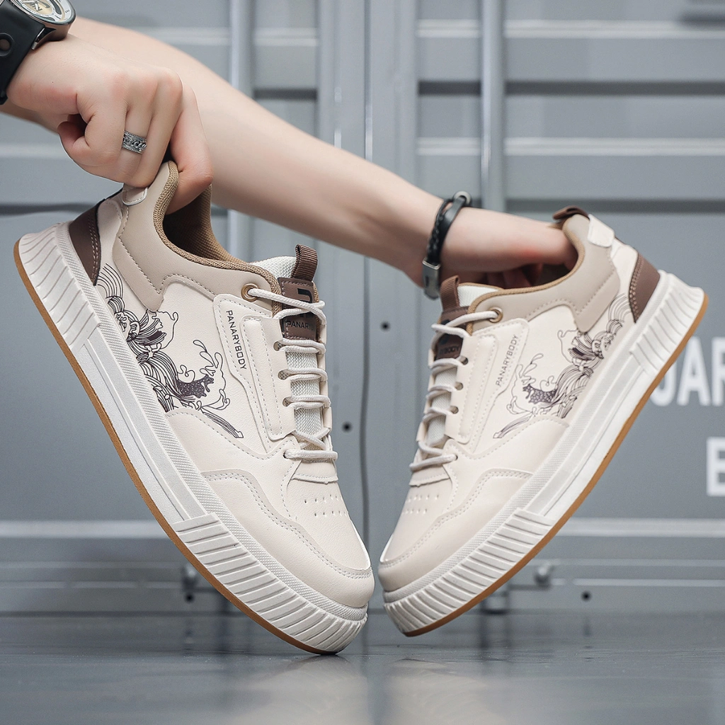 PANARYBODY Sepatu Cowok Model Trendy Sneakers Cowok Cocok Untuk Hangout Modis Gaya Casual JB351