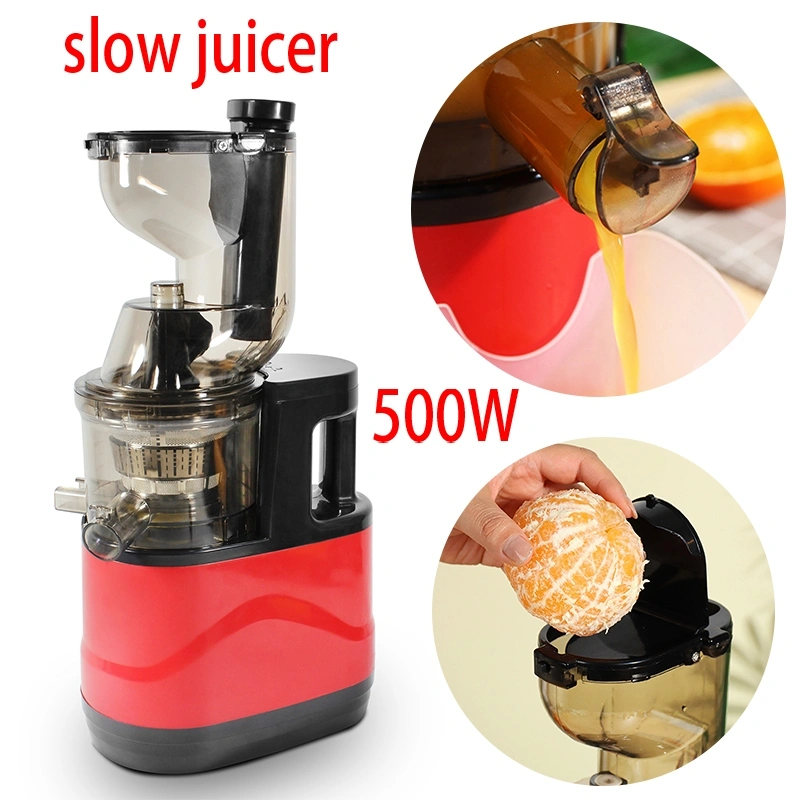Slow Juicer 500W 99% Fresh Fruit Juice Fruit Extractor Blender Juicer Tanpa Ampas Slow Chewing Cold Press Juicer Pembuat Jus Pure Juice Cold