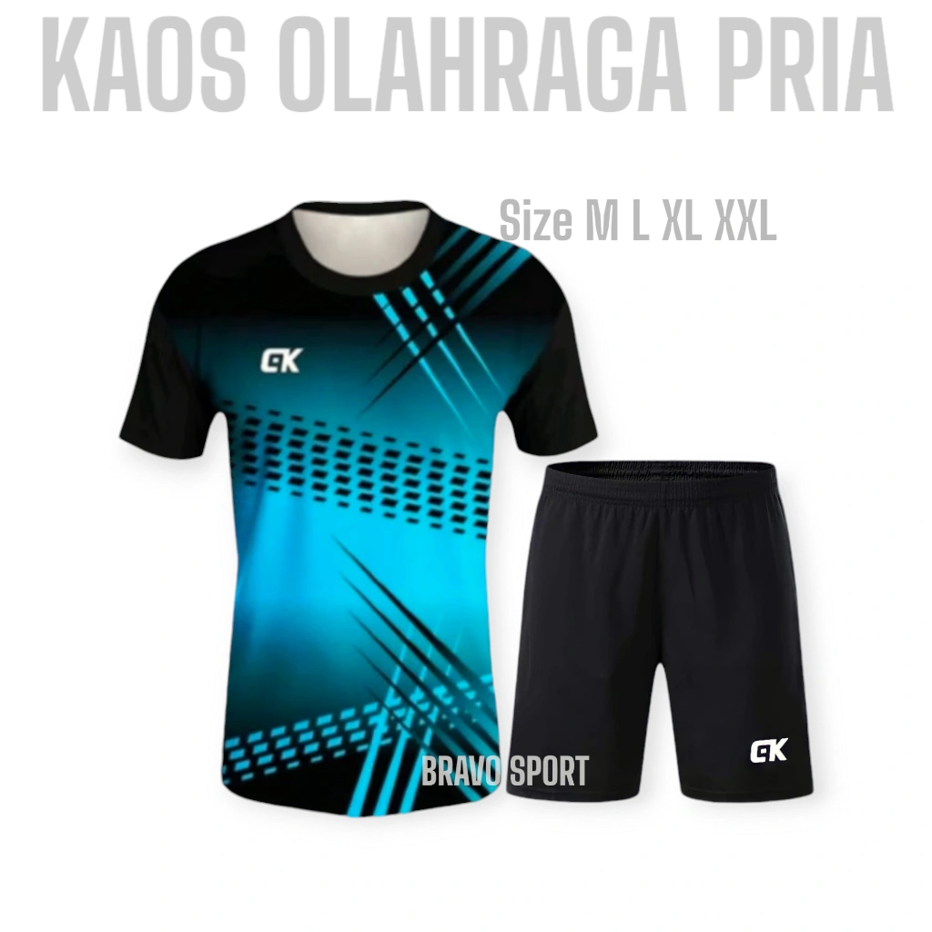 Jersey Baju Setelan & Atasan Wanita & Pria Dewasa//Kaos Costum Olahraga Bola Futsal Volly Badmintoon Dll Printing Size M-L-XL-XXL