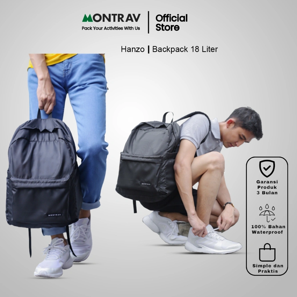 MONTRAV - Tas Ransel - Backpack - Hanzo 18 Liter