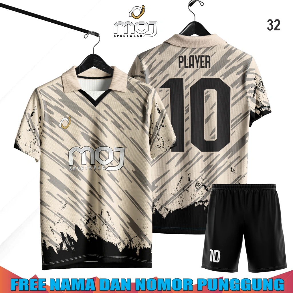 Jersey Baju Futsal\Bola Custom Printing Free Nama Dan Nomor Punggung