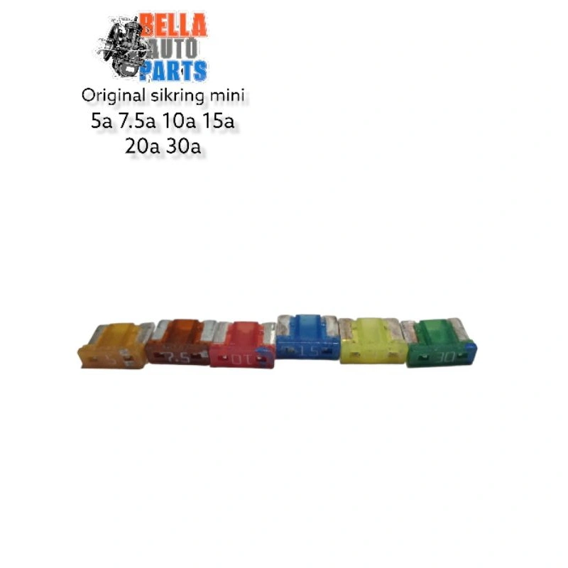 FUSE SIKRING MINI PENDEK 5A 7,5A 10A 15A 20A MOBIL HONDA JAZZ FREED BRIO MOBILIO DLL