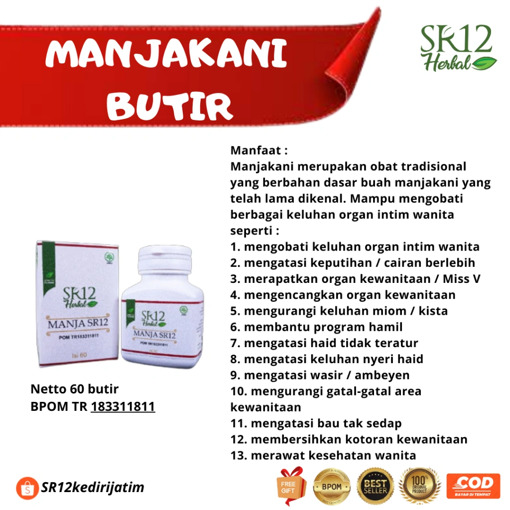 SR12 Manjakani Obat Keputihan Merapatkan Miss V Perawatan Kewanitaan