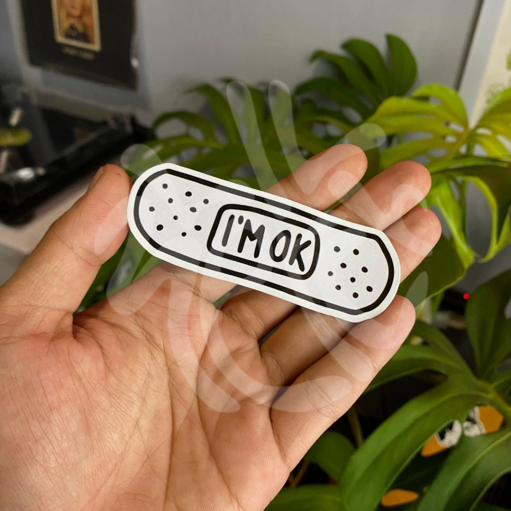 sticker plaster / sticker aesthetic / sticker tumblr / stiker premium  / stiker hp / stiker laptop / stiker helm / stiker tahan air