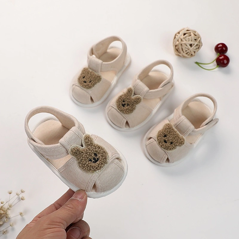 [1.1 SALE] MyLittleBaby [3-18 Bulan] - SPB008 - Sandal Bayi Beruang dan Kelinci / Sandal Bayi Prewalker / Sandal Bayi Anti Slip / Sandal Bayi Laki Laki / Sandal Bayi Perempuan / Sandal Bayi Cewek / Sepatu Bayi Lucu / Sandal Anti Licin