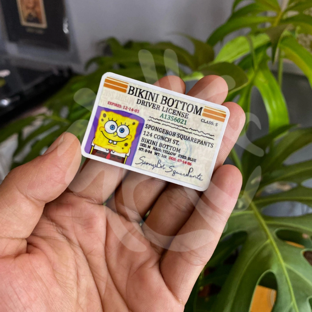 stiker spongebob / sticker / aesthetic sticker / sticker tumblr / aesthetic sticker / stiker hp / stiker laptop / stiker helm / stiker satuan / stiker tahan air / sticker pack