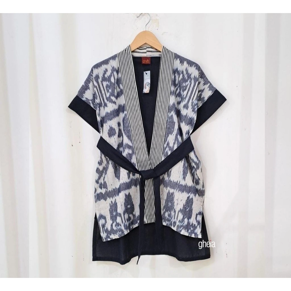 Batik Gheia - Long Outer Tenun