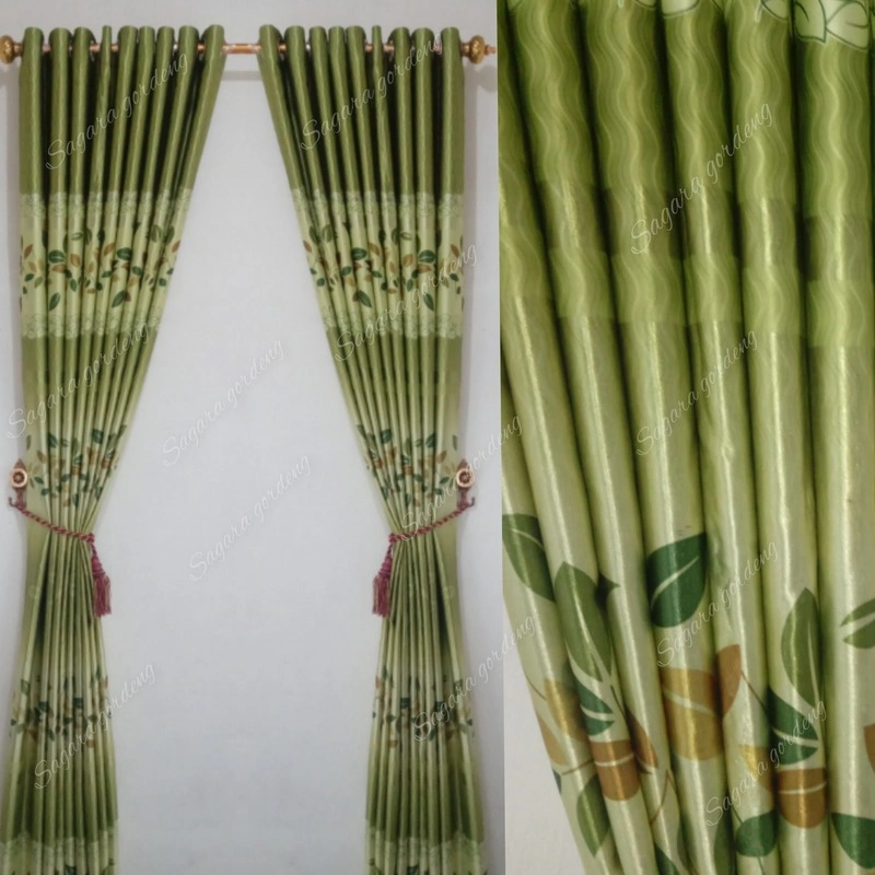 Gorden Blackout Import Printing Ukuran Besar Model Smokring