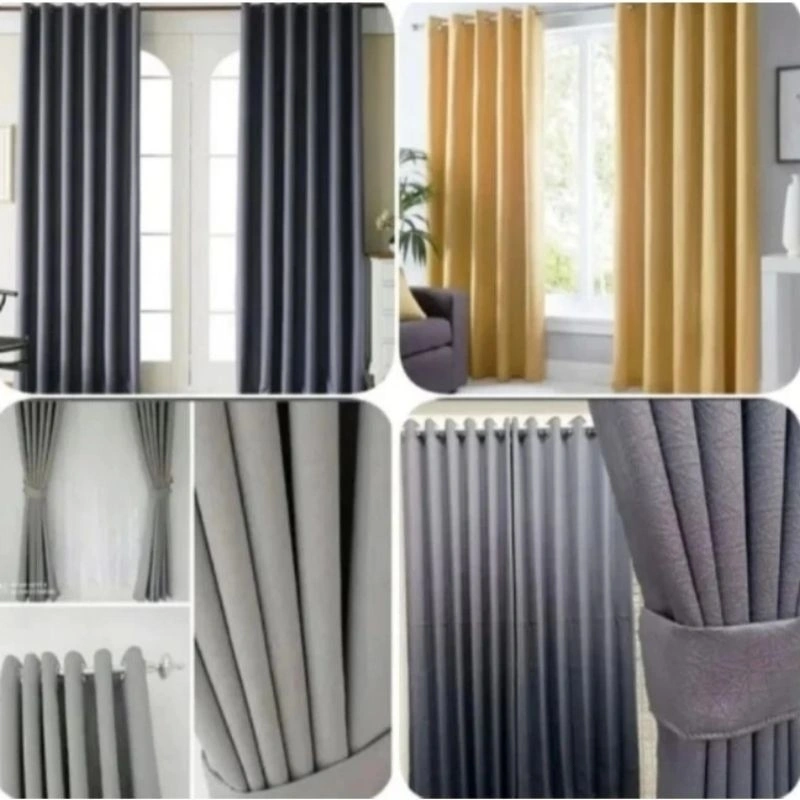 GORDEN IMPOR BLACK OUT DOF SIANG MALAM BAHAN TEBAL