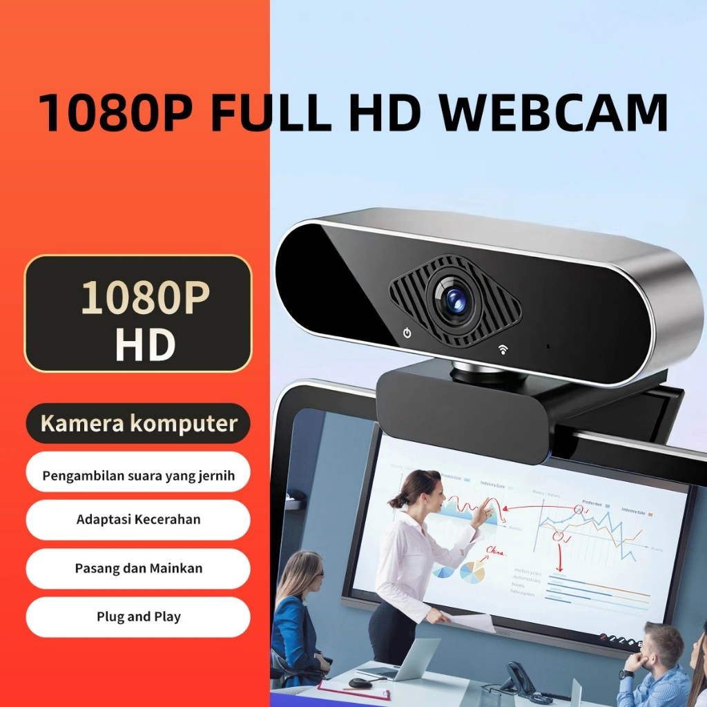 2025 New(Cash on Delivery) PC 4K Full HD with Microphone, Webcast, Live Video Conference Camera Laptop Webcam 1080P USB Camera for Zoom Google Conference Camera Laptop - CM08