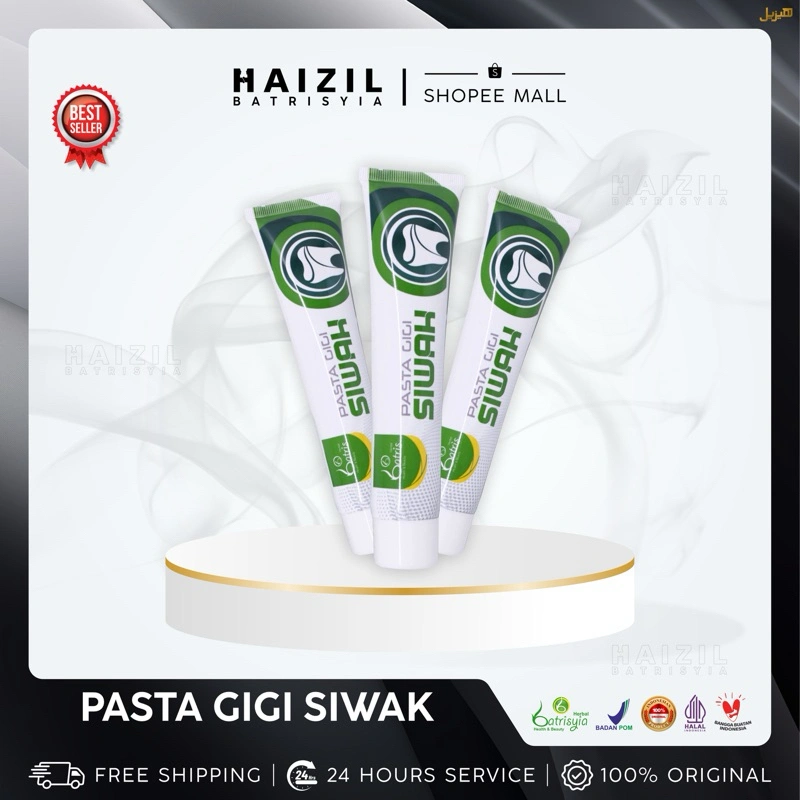 BATRIS - Pasta Gigi Siwak 100gr | Odol Siwak BATRISYIA | ED Panjang