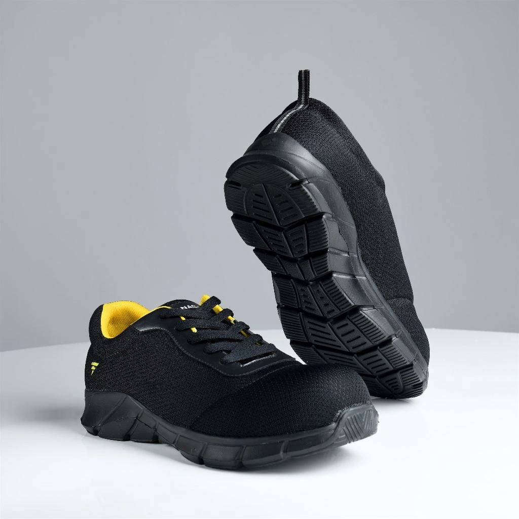 Sepatu Safety Sneakers Pria Dan Wanita Kasual Unisex Polos