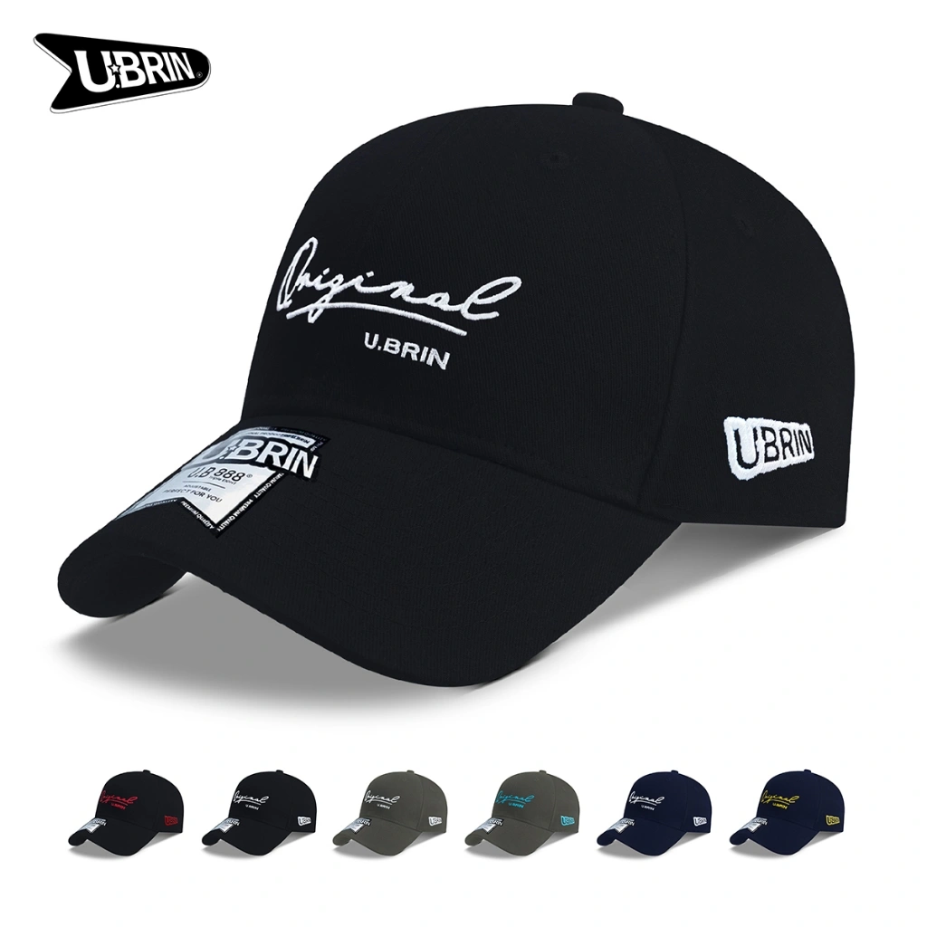 U.BRIN Topi Baseball UB8010 ORIGINAL Script UBRIN Hat Cap Casual Distro Fashion Dewasa Pria Wanita