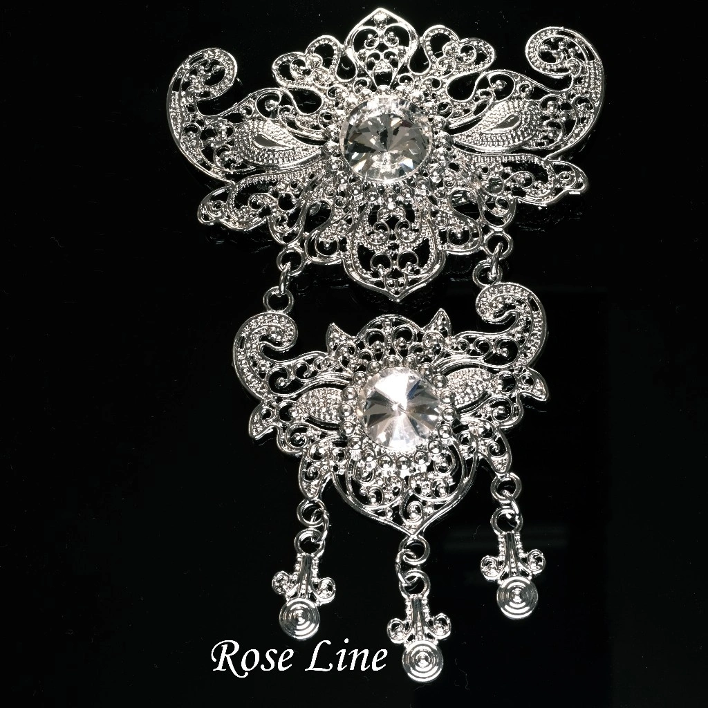 Raraswati Palace Brooch – Royal Silver Filigree of Yogyakarta | Bros Perak Klasik Kebaya Etnik