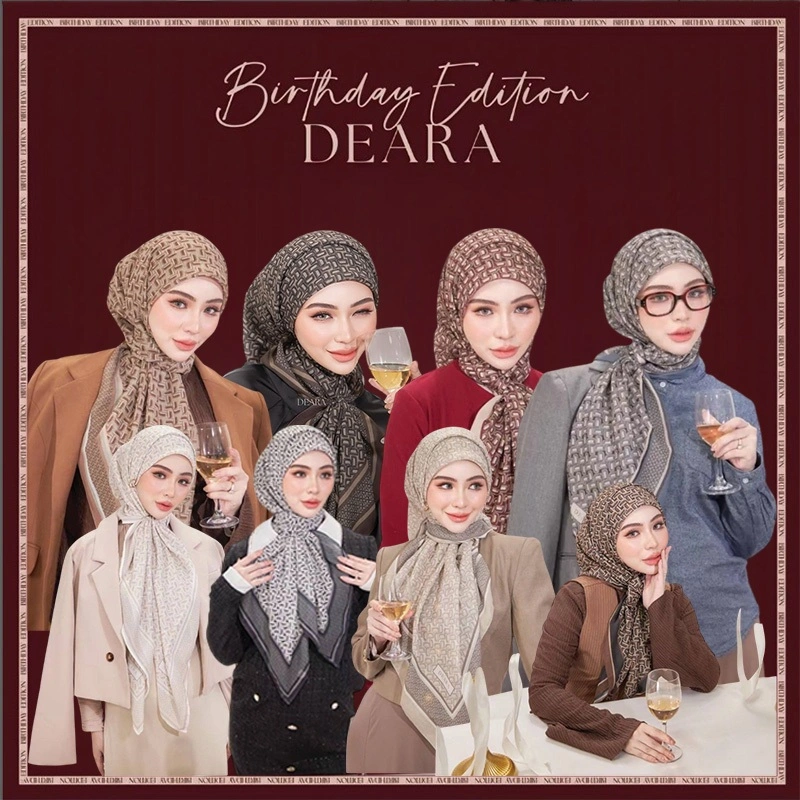 DEARA Jilbab/Hijab Birthday Edition Original Malaysia Satuan